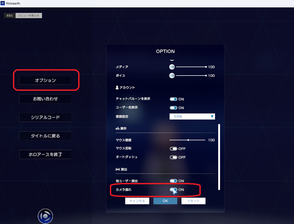 オプション設定　カメラ揺れ.png